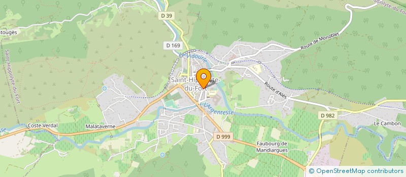 localisation de l'entreprise MONSIEUR ALAIN SALERY  SAINT-HIPPOLYTE-DU-FORT