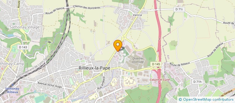 localisation de l'entreprise MONSIEUR ALAIN SALOMONE  RILLIEUX-LA-PAPE