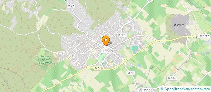 localisation de l'entreprise MONSIEUR ALAIN SALTET à PIGNAN
