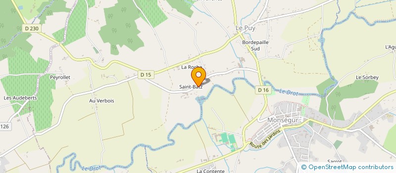 localisation de l'entreprise MONSIEUR ALAIN SALZAT à LE PUY
