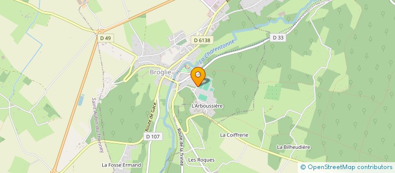 localisation de l'entreprise MONSIEUR ALAIN SAMSON  BROGLIE