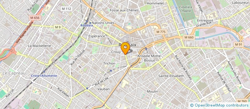 localisation de l'entreprise MONSIEUR ALAIN SANCHES MARTINS à LA MADELEINE