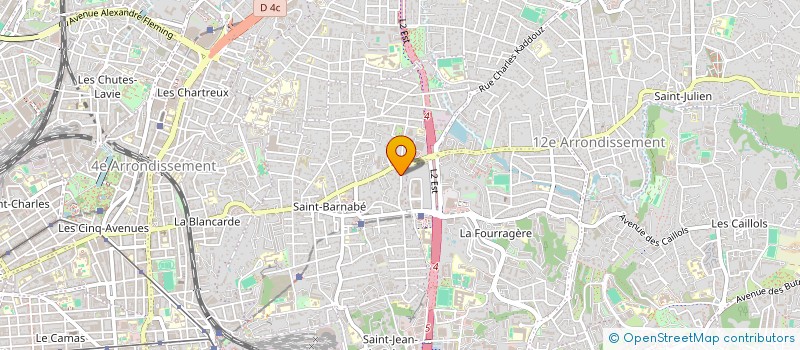 localisation de l'entreprise MONSIEUR ALAIN SANDALIAN à MARSEILLE