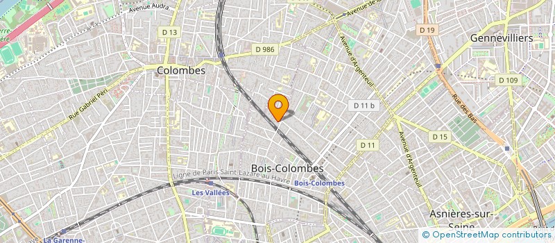 localisation de l'entreprise MONSIEUR ALAIN SANDER à BOIS-COLOMBES