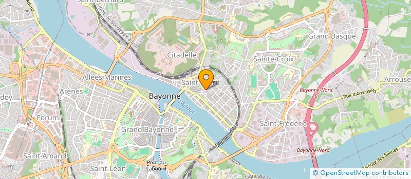 localisation de l'entreprise MONSIEUR ALAIN SANGOUGNET à BAYONNE