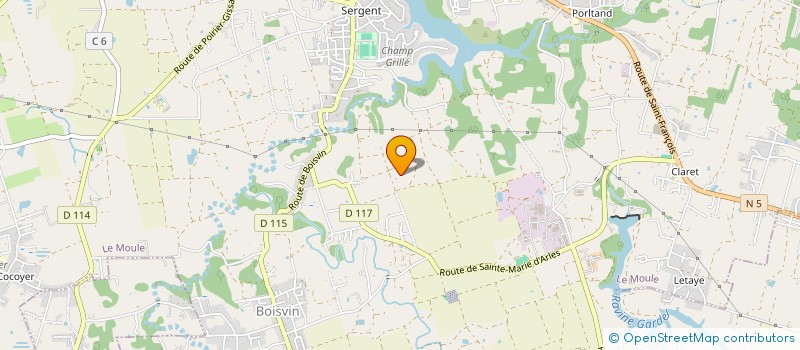 localisation de l'entreprise MONSIEUR ALAIN SANTENAC à LE MOULE