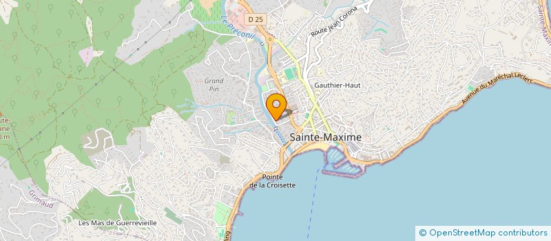 localisation de l'entreprise MONSIEUR ALAIN SARDIN  CAVALAIRE-SUR-MER