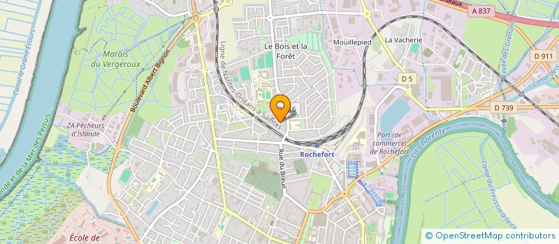 localisation de l'entreprise MONSIEUR ALAIN SARRABAYROUSE  ROCHEFORT