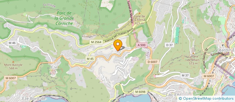 localisation de l'entreprise MONSIEUR ALAIN SAURIAC  EZE