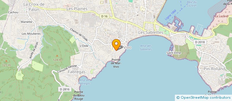 localisation de l'entreprise MONSIEUR ALAIN SAURIN à LA SEYNE SUR MER