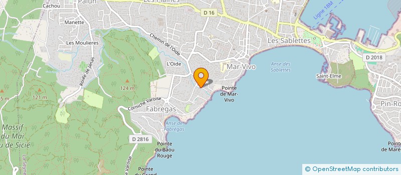 localisation de l'entreprise MONSIEUR ALAIN SAURIN à LA SEYNE-SUR-MER