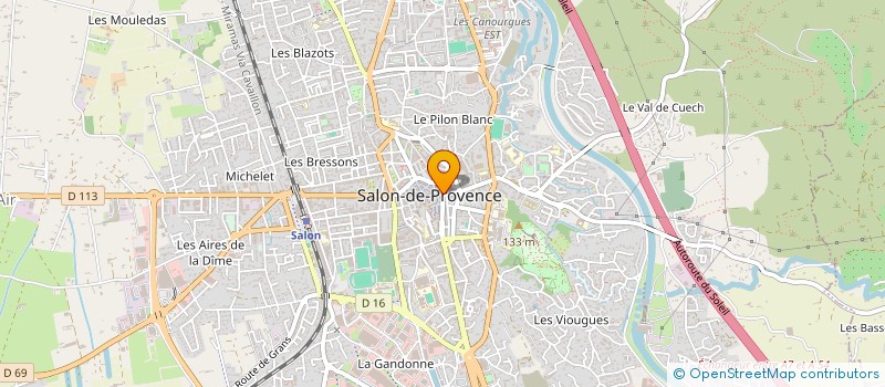 localisation de l'entreprise MONSIEUR ALAIN SAUSSE  SALON-DE-PROVENCE