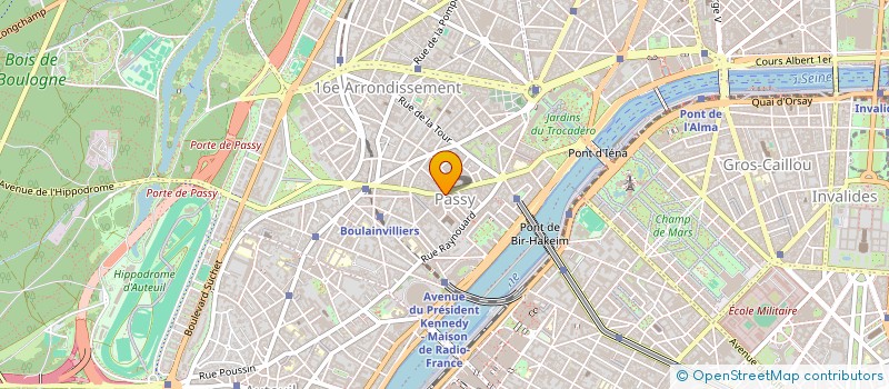 localisation de l'entreprise MONSIEUR ALAIN SAUSSOL  CLEMENT  PARIS