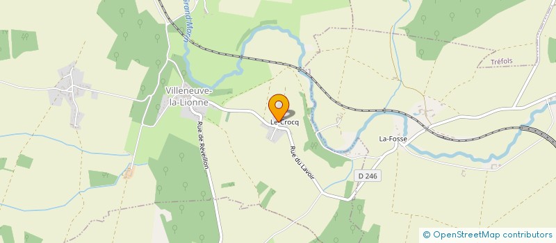 localisation de l'entreprise MONSIEUR ALAIN SAUTY  VILLENEUVE-LA-LIONNE