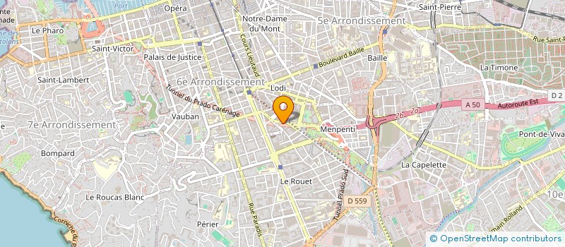 localisation de l'entreprise MONSIEUR ALAIN SAUVAGE à MARSEILLE