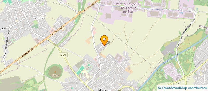 localisation de l'entreprise MONSIEUR ALAIN SAUVAGE  HARNES