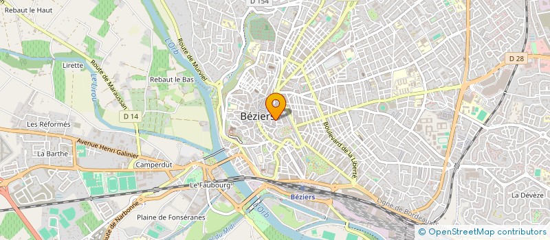 localisation de l'entreprise MONSIEUR ALAIN SAUVAL à BEZIERS