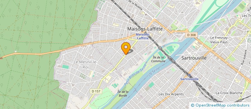 localisation de l'entreprise MONSIEUR ALAIN SAUVANT à MAISONS-LAFFITTE