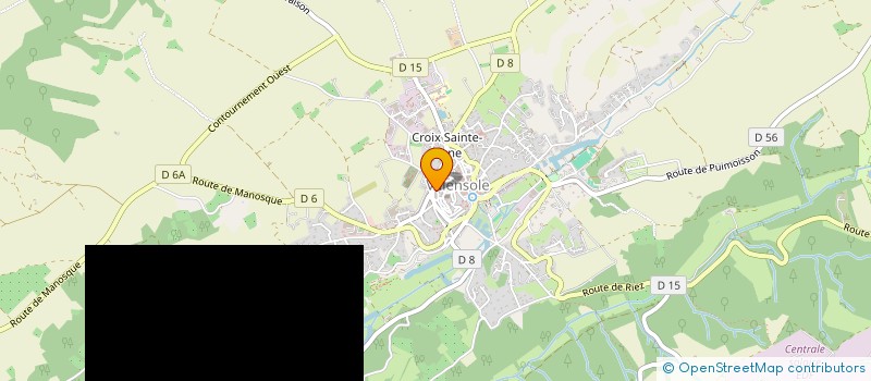 localisation de l'entreprise MONSIEUR ALAIN SAUVAT  VALENSOLE