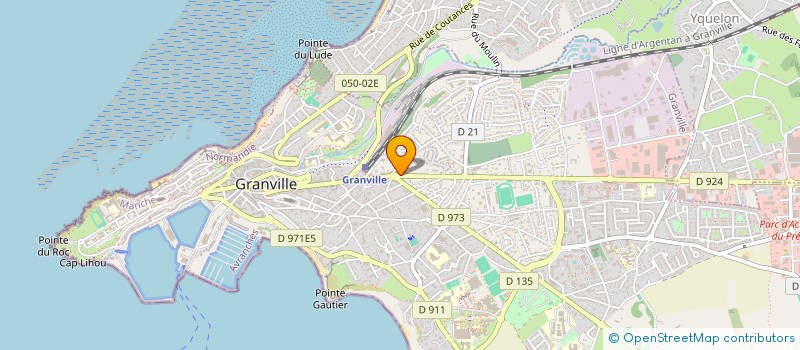 localisation de l'entreprise MONSIEUR ALAIN SAVARY  GRANVILLE