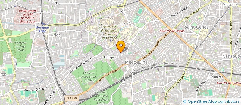 localisation de l'entreprise MONSIEUR ALAIN SAVIGNAC à BORDEAUX