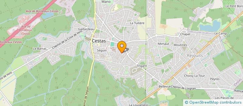 localisation de l'entreprise MONSIEUR ALAIN SAZATORNIL à CESTAS