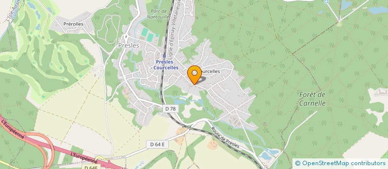 localisation de l'entreprise MONSIEUR ALAIN SCELLIER  PRESLES