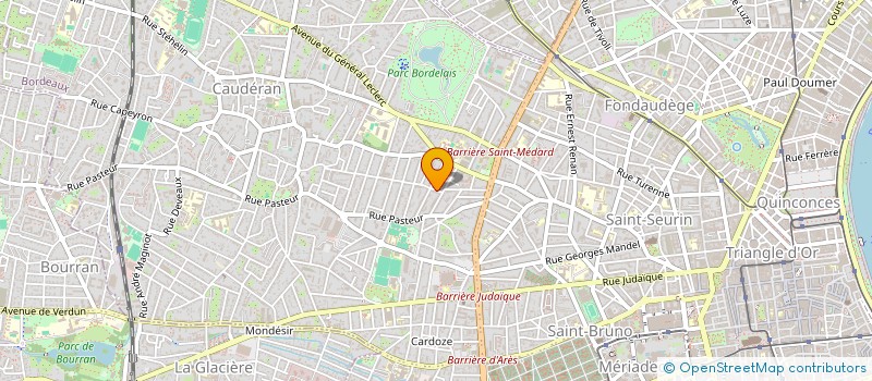localisation de l'entreprise MONSIEUR ALAIN SCHAEFFER à BORDEAUX
