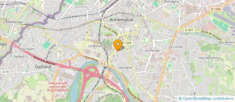 localisation de l'entreprise MONSIEUR ALAIN SCHERANTZ  ANNEMASSE