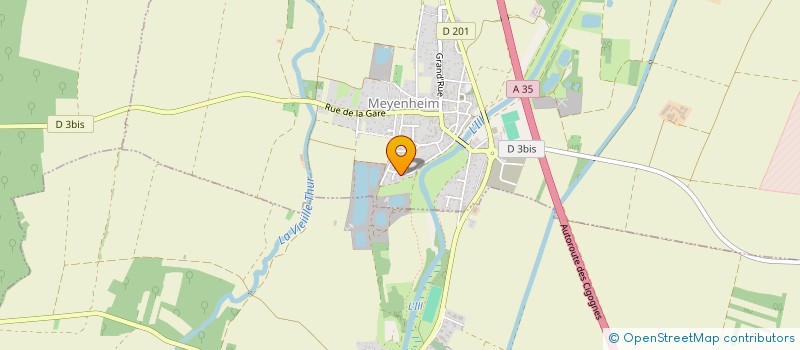 localisation de l'entreprise MONSIEUR ALAIN SCHIRMER  MEYENHEIM