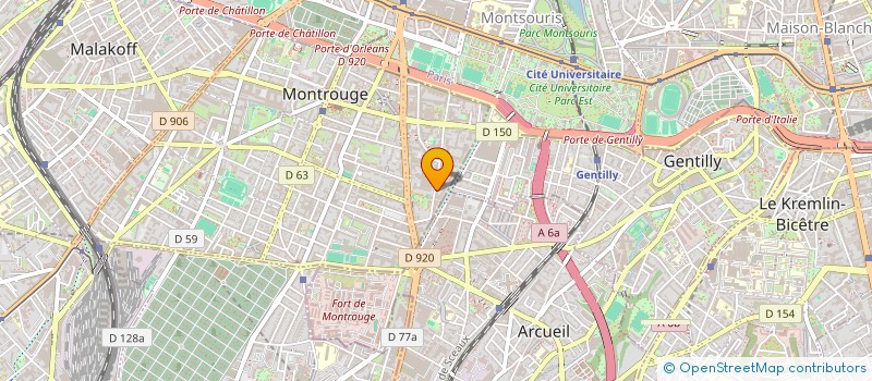 localisation de l'entreprise MONSIEUR ALAIN SCHMIDT  MONTROUGE