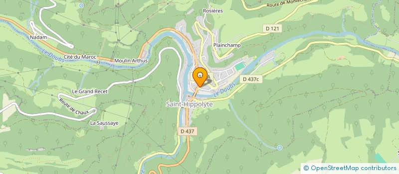localisation de l'entreprise MONSIEUR ALAIN SCHOENACKER à SAINT-HIPPOLYTE