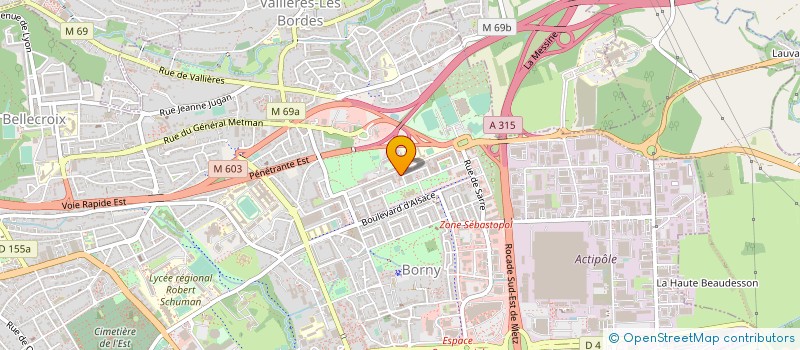 localisation de l'entreprise MONSIEUR ALAIN SCHULER  METZ