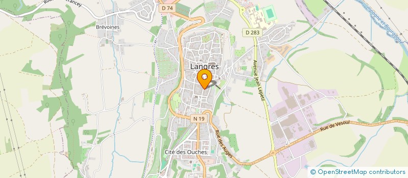 localisation de l'entreprise MONSIEUR ALAIN SCORDEL à LANGRES