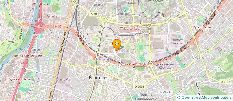 localisation de l'entreprise MONSIEUR ALAIN SCORDEL à ECHIROLLES