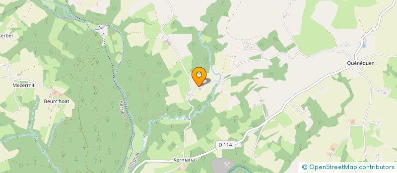 localisation de l'entreprise MONSIEUR ALAIN SCOUARNEC  SCRIGNAC