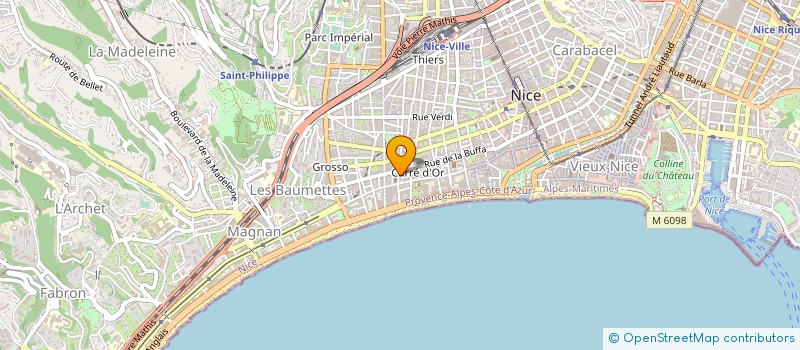 localisation de l'entreprise MONSIEUR ALAIN SEBAOUN à NICE