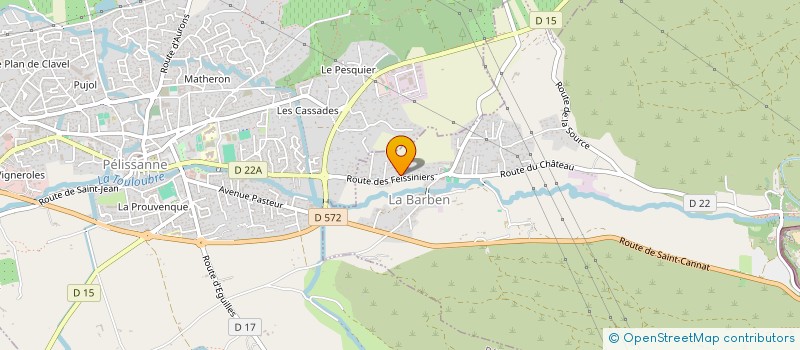 localisation de l'entreprise MONSIEUR ALAIN SEBASTIEN AMPRIMO  LA BARBEN