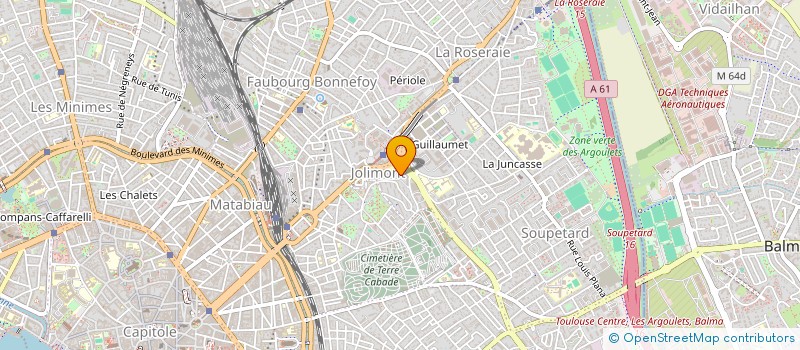 localisation de l'entreprise MONSIEUR ALAIN SEBBAG  TOULOUSE