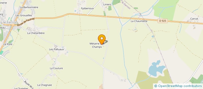 localisation de l'entreprise MONSIEUR ALAIN SECHERESSE à AZAY-LE-FERRON