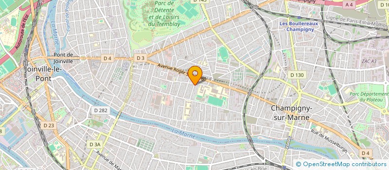 localisation de l'entreprise MONSIEUR ALAIN SEGELLE à CHAMPIGNY-SUR-MARNE