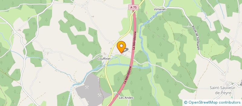 localisation de l'entreprise MONSIEUR ALAIN SEGUIN  PEYRE EN AUBRAC