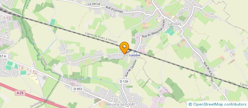 localisation de l'entreprise MONSIEUR ALAIN SELOSSE  LANDAS