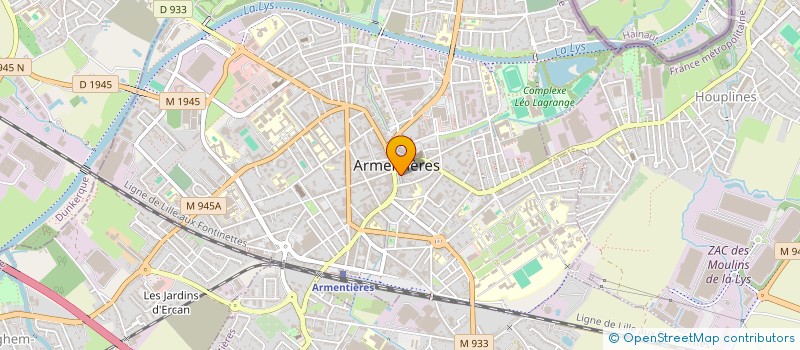 localisation de l'entreprise MONSIEUR ALAIN SENECHAL à ARMENTIERES