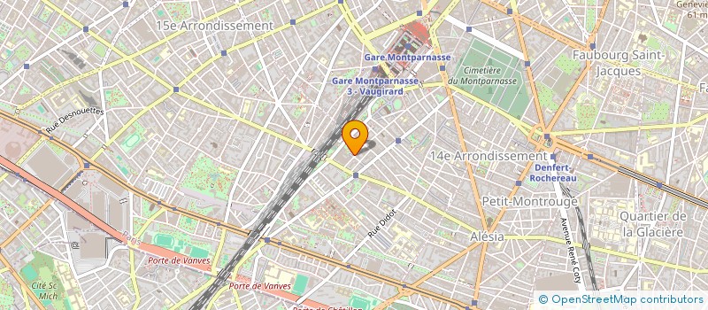 localisation de l'entreprise MONSIEUR ALAIN SENEPART à PARIS