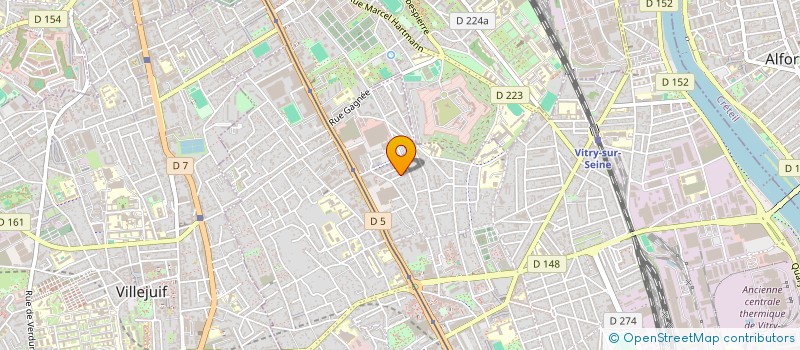 localisation de l'entreprise MONSIEUR ALAIN SENG  VITRY-SUR-SEINE