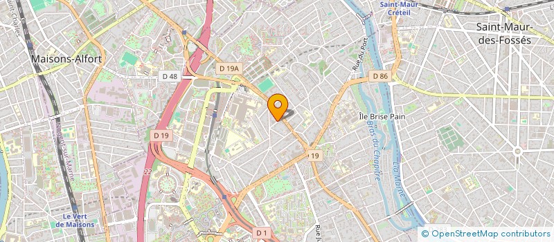 localisation de l'entreprise MONSIEUR ALAIN SENIOR  CRETEIL