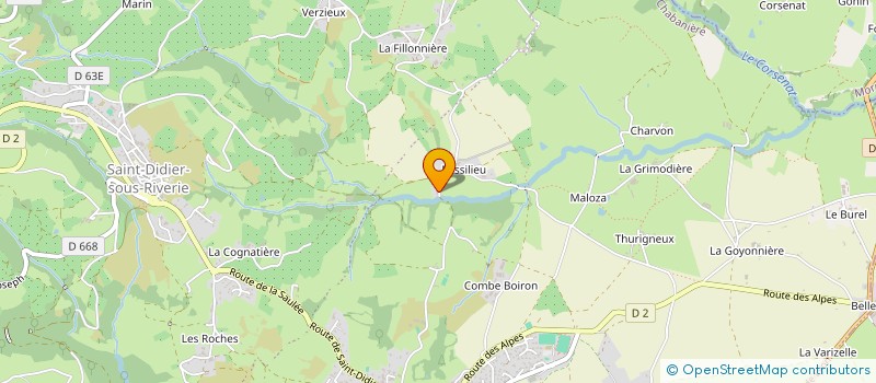 localisation de l'entreprise MONSIEUR ALAIN SEON  CHABANIERE