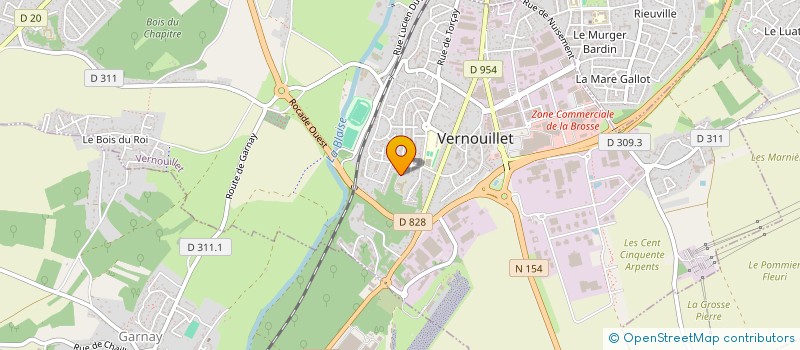 localisation de l'entreprise MONSIEUR ALAIN SERET à VERNOUILLET