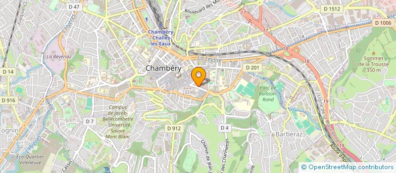 localisation de l'entreprise MONSIEUR ALAIN SERFATY à CHAMBERY